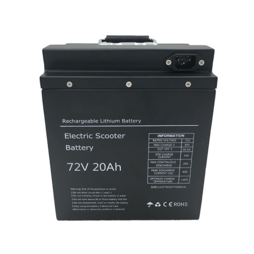 72V 20Ah lithium battery pack for electric scooter